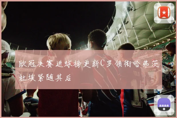 欧冠决赛进球榜更新C罗领衔哈弗茨杜埃紧随其后