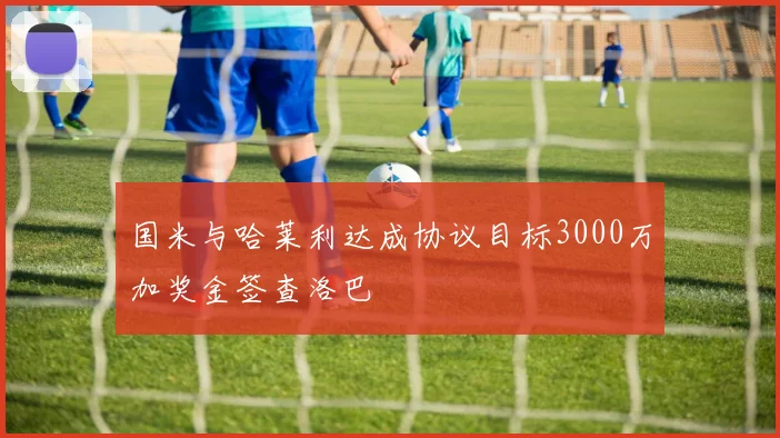 国米与哈莱利达成协议目标3000万加奖金签查洛巴